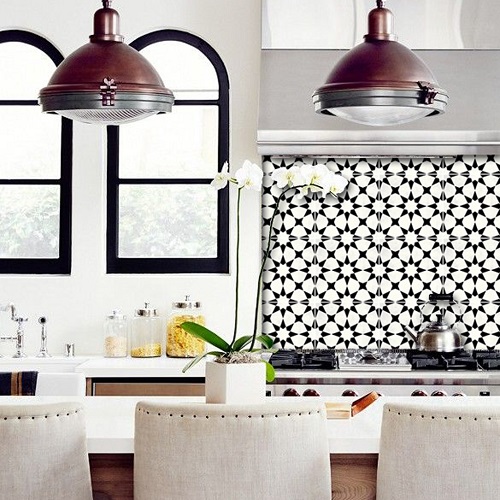 AGADIR BLACK (4) Quadrostyle AGADIR BLACK Vinyl Stickers