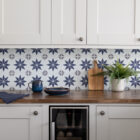 Dc fix ALIA BLUE Self-Adhesive Vinyl Wall Tiles 15.25cm(W) 15.25cm(H) 1.2mm(D)