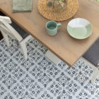 Dc fix CUBIA PATTERN Peel and Stick Vinyl Floor Tiles 30.48cm x 30.48cm
