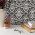 Nu Wallpaper FIERI GREY Peel and Stick Wallpaper 52.07cm x 5.49m