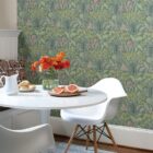 Nu Wallpaper GROOVY GARDEN GREEN Peel and Stick Wallpaper 52.07cm x 5.49m