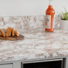Dc fix MARBLE CORTES BROWN Sticky Back Plastic Vinyl Wrap Film