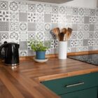 Dc fix ORIENTAL Self-Adhesive Waterproof Vinyl Wall Tiles 30.5cm x 30.5cm