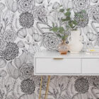 Nu Wallpaper SECRET BLACK Peel and Stick Wallpaper 52.07cm x 5.49m