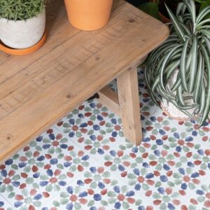 Dc fix SPANISH LEAVES Peel and Stick Vinyl Floor Tiles 30.48cm x 30.48cm