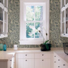 Nu Wallpaper TERRENE BLUE Peel and Stick Wallpaper 52.07cm x 5.49m