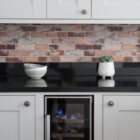 Dc fix VINTAGE BRICK TISA 3D Kitchen and Bathroom Splashback Tile Wallpaper 67.5cm x 4m
