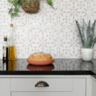 Dc fix VINTAGE FLOWERS Self-Adhesive Waterproof Vinyl Wall Tiles 30.5cm x 30.5cm