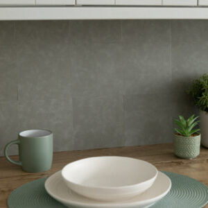 Dc fix MICRO CEMENT OLIVE Self-Adhesive Vinyl Wall Tiles 15.25cm(W) 15.25cm(H) 1.2mm(D)