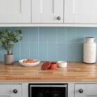 Wall Pops SUBWAY PALE BLUE Self-Adhesive Premium Vinyl Wall Tiles 29.99cm x 9.98cm
