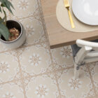 Floor Pops DAPHNE NATURAL Peel and Stick Vinyl Floor Tiles 30.48cm(W) 30.48cm(H) 1.5mm(D)
