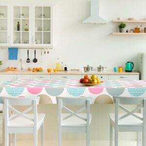 d-c-fix Fancy Circles Eco Line PVC Free Polyester Tablecloth