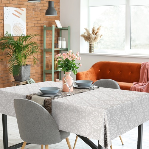 Geometric 500 d-c-fix Geometric Eco Line PVC Free Polyester Tablecloth
