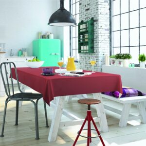 d-c-fix Mineral Red Eco Line PVC Free Polyester Tablecloth